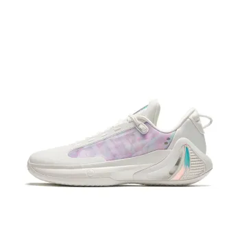 Anta GH4 Leave White Space Cushioned Wear Resistant Breathable Low Top Basketball Shoes Men's Diamond White