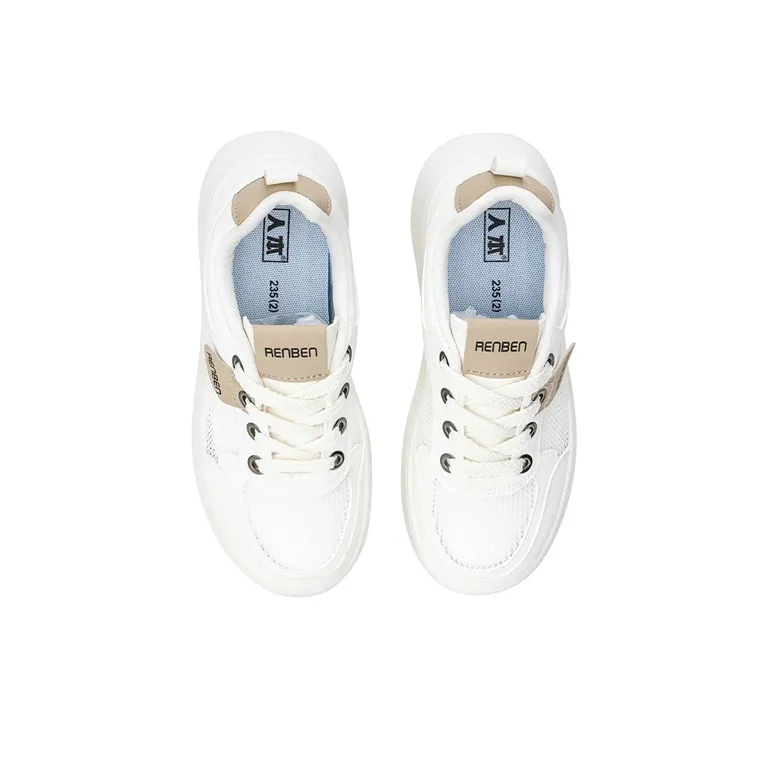 Humanism 1986 Wear-Resistant Lightweight Breathable Height Increasing Low-Top Skateboard Shoes Women's-5