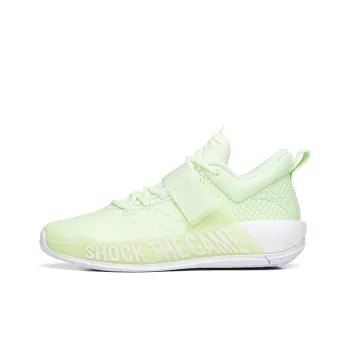 Anta Hengsao4 Cushioning Anti Slip And Wear Resistant Rebound Low Top Performance Basketball Shoes Men's White Green