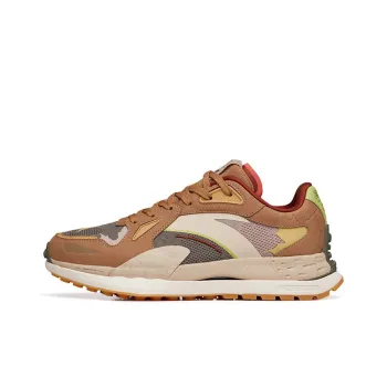 Anta Star 202 Td Low Top Running Shoes Men's Brown Green Gray