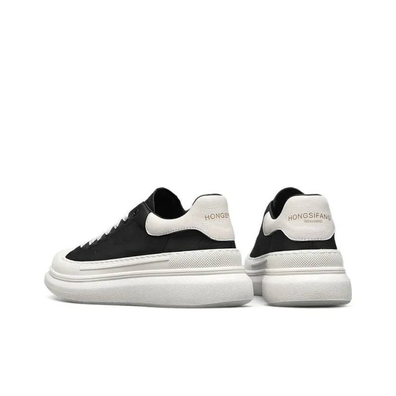 Devanro Wear Resistant Lightweight Breathable Water Resistant Slip Resistant Low Top Casual Skateboard Shoes Men's-8