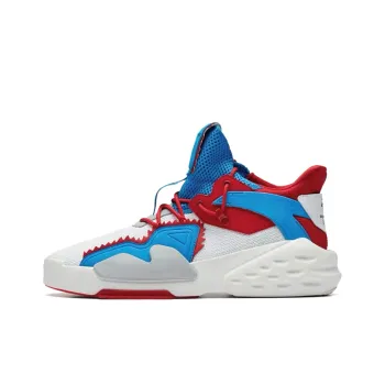 Anta Bastard Durable Breathable Full Coverage Lightweight Mid Top Casual Shoes Men's Red Blue