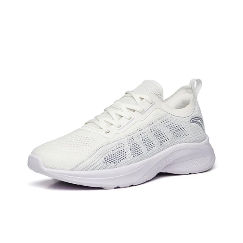 Anta Hydrogen Run III Breathable Low Top Running Shoes Women's White Purple-2