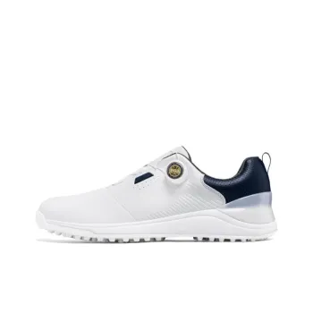 PGM Abrasion Resistant Low Top Golf Shoes Men's White Blue