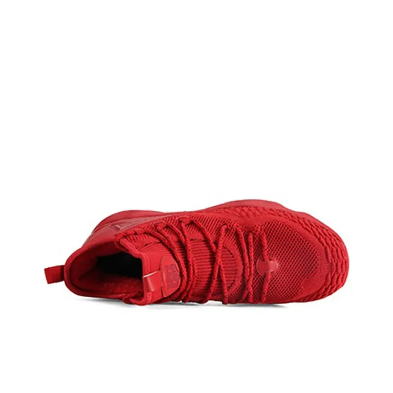 PEAK Magic Bullets Cushioned Slip Resistant Lightweight Mid Top Performance Basketball Shoes Men's Red-2