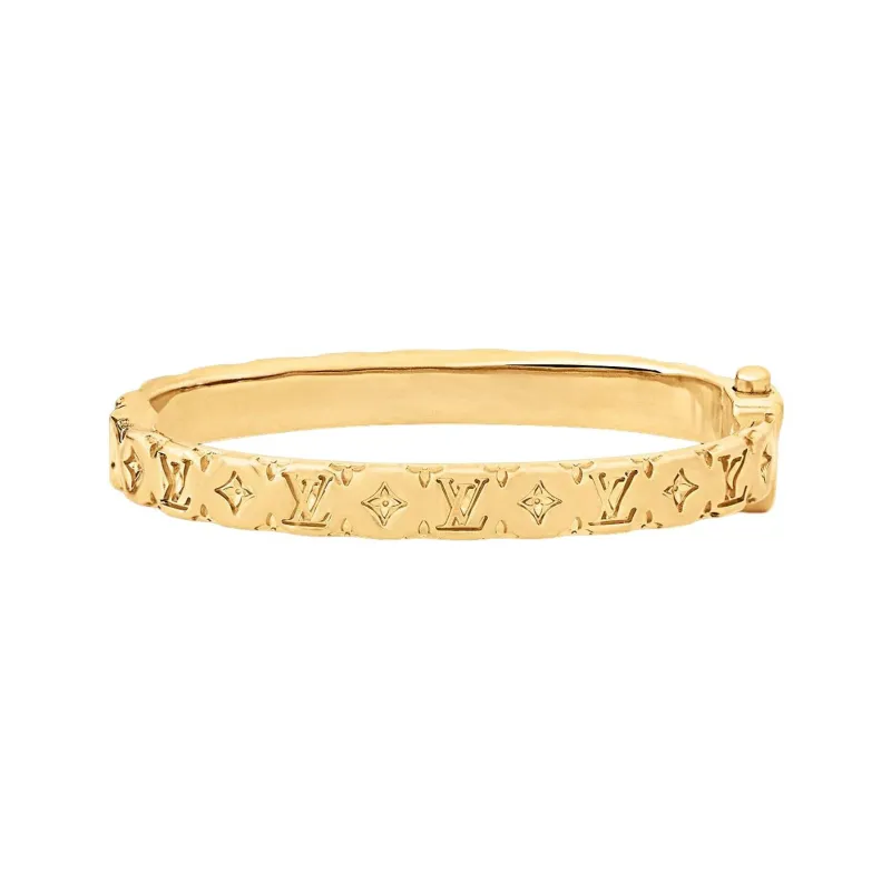 LOUIS VUITTON Metal Bangles Women's Gold-0