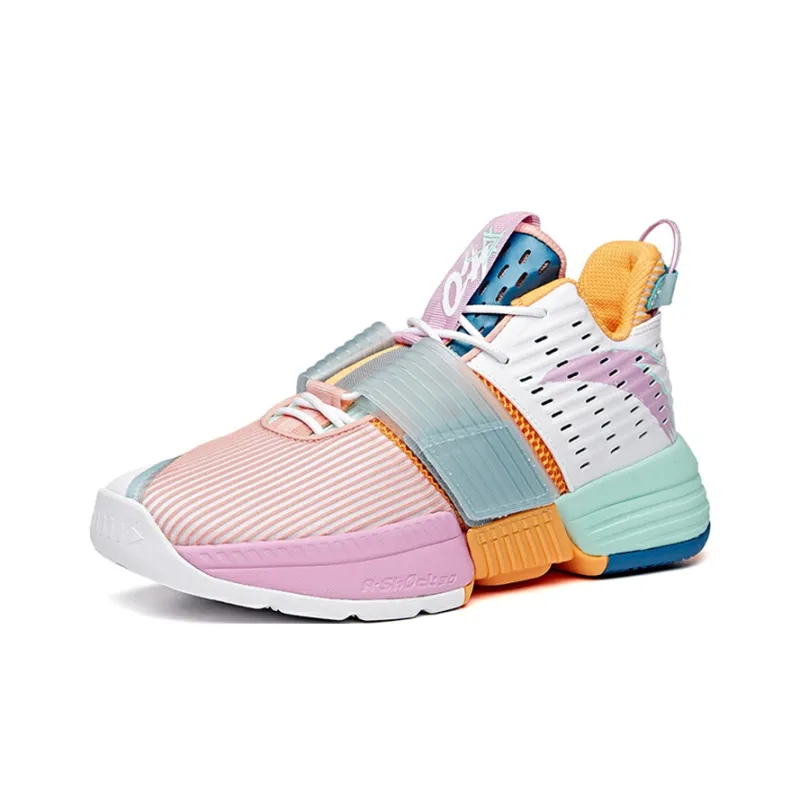 ANTA Shock The Game 4.0 'White Pink Blue'-1
