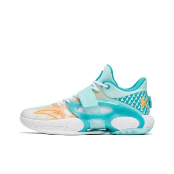 Anta KT SPLASH V Surfing Terminator Cushioning Anti Slip And Wear Resistant Low Top Basketball Shoes White Green