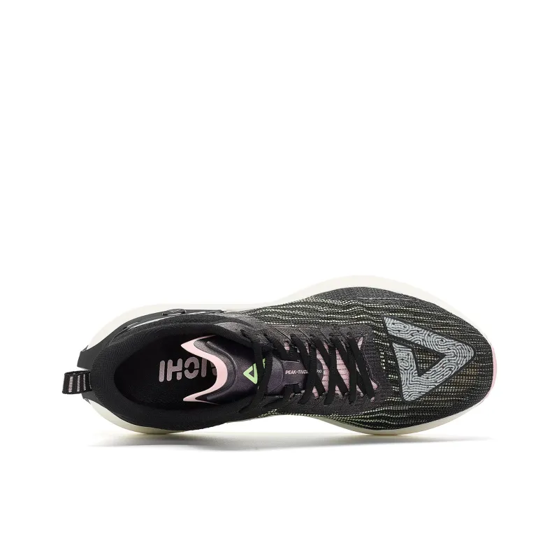 PEAK State Extreme 5.0 Pro Cushioning Wear Resistant Low Top Running Shoes Women's Black Pink-3