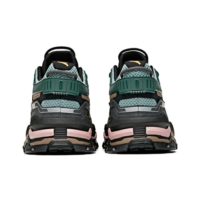 Anta Dieying Coverage Anti-Slip And Wear-Resistant Low-Top Skateboard Shoes Men's Black Gray Green-3