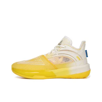 PEAK State Extremely Large Triangle 1.0 Basketball Shoes Men Mid Top Yellow/White