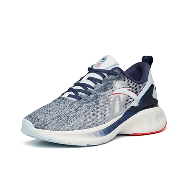 Anta Tron 1.0 Anti-Slip Wear-Resistant Low-Top Running Shoes Men's Blue-2