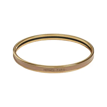 HERMES Uni Enamel Bangles Women's