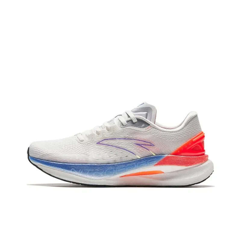 Anta Champion 2nd Gen Pro Cushioning Anti Slip And Wear Resistant Low Top Running Shoes Men's Orange White-0