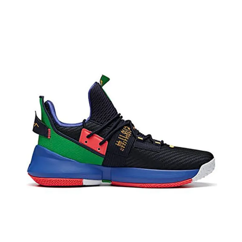 Anta Airspace 2 Shock Absorbers With Slip Resistant And Abrasion Resistant Properties Low Top Basketball Shoes Men's-1