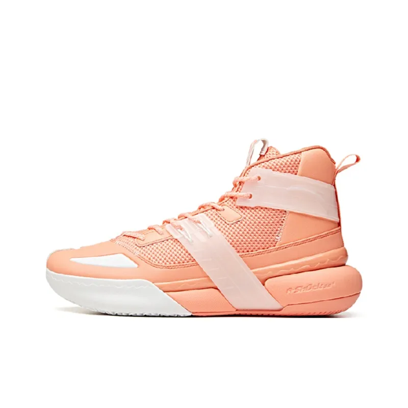Anta Crazy 4 High-Top Performance Basketball Shoes Men's Lady Red-0