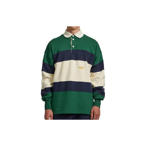 AUTRY Stripe-pattern Polo Shirt