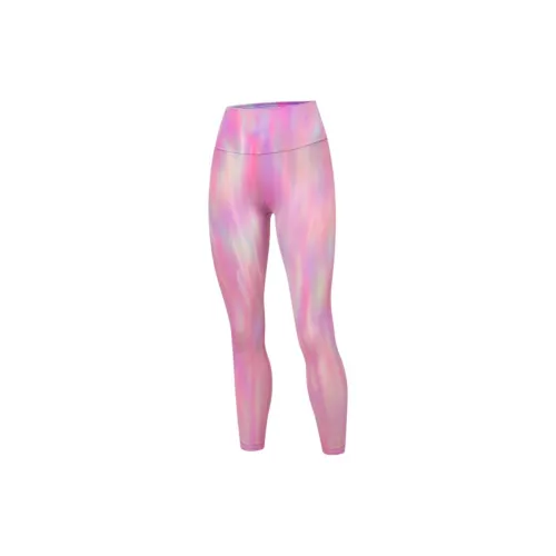 Lululemon Wunder Train Sports Pants Women's Washable Enchanted Pink/Washed Fantasy Powder