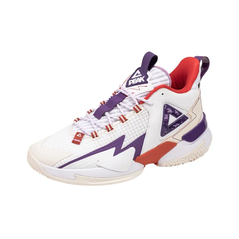 PEAK Attitude Extreme Series Basketball Shoes Men Mid Top Baymax/Light Purple-2