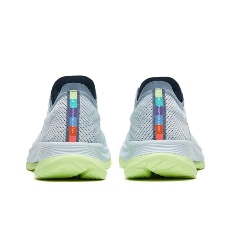 Anta Hydrogen Run V Anti Slip Wear Resistant Low Top Running Shoes Blue Green-2
