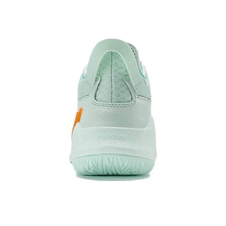 PEAK Magic Horse 1.0 Taichi Phantom Summer Edition Durable Cushioning Mid Top Basketball Shoes Men's Gouache Green-3
