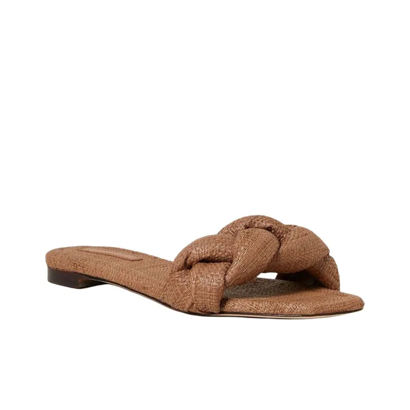 Loeffler Randall Slide Slippers Women's Brown-2