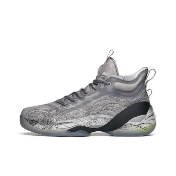 ANTA KT7 Basketball Shoes Men High Top Gray/Black