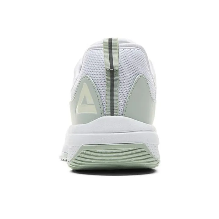 PEAK Lanying Basketball Shoes Women's Low Top Pea Green-3