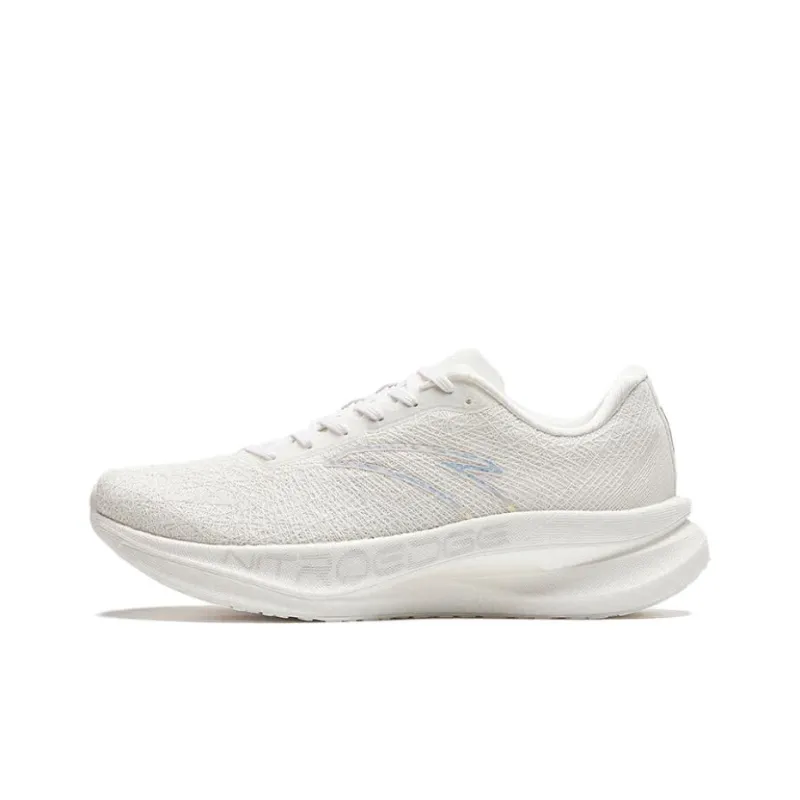 Anta Champion 2nd Gen Pro Cushioning Wear Resistant Low Top Running Shoes Men's White-0