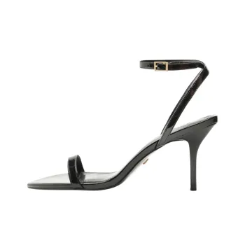 Schutz Melanie Strap Sandals 7.5cm Women's Black
