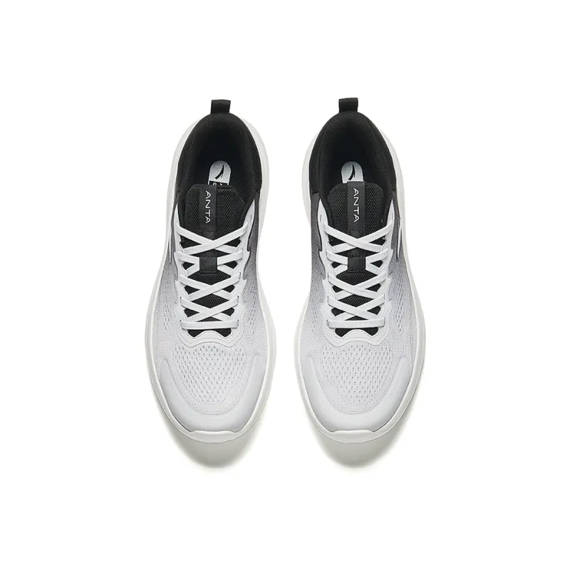 Anta Shenxing LITE Non slip Wear resistant Shock Absorption Low Top Training Shoes Men's White Black-2