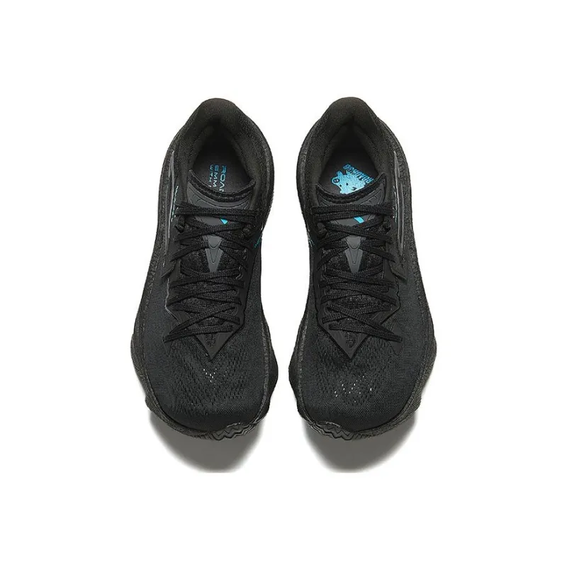 Anta Asphalt Road Fighter 2.0 Cushioning, Wear Resistant Low Top Running Shoes Men's Black Gray-2