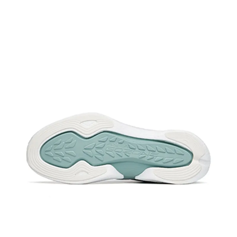 ANTA Four Generations Of Hydrogen Running Running Shoes Men Low Top Ivory White/Light Smoke Green-5