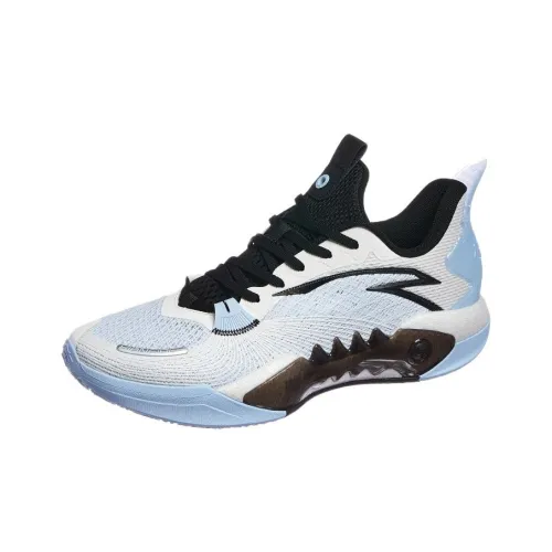 ANTA Frenzy 5team Basketball Shoes Men Low-Top White/Blue Black