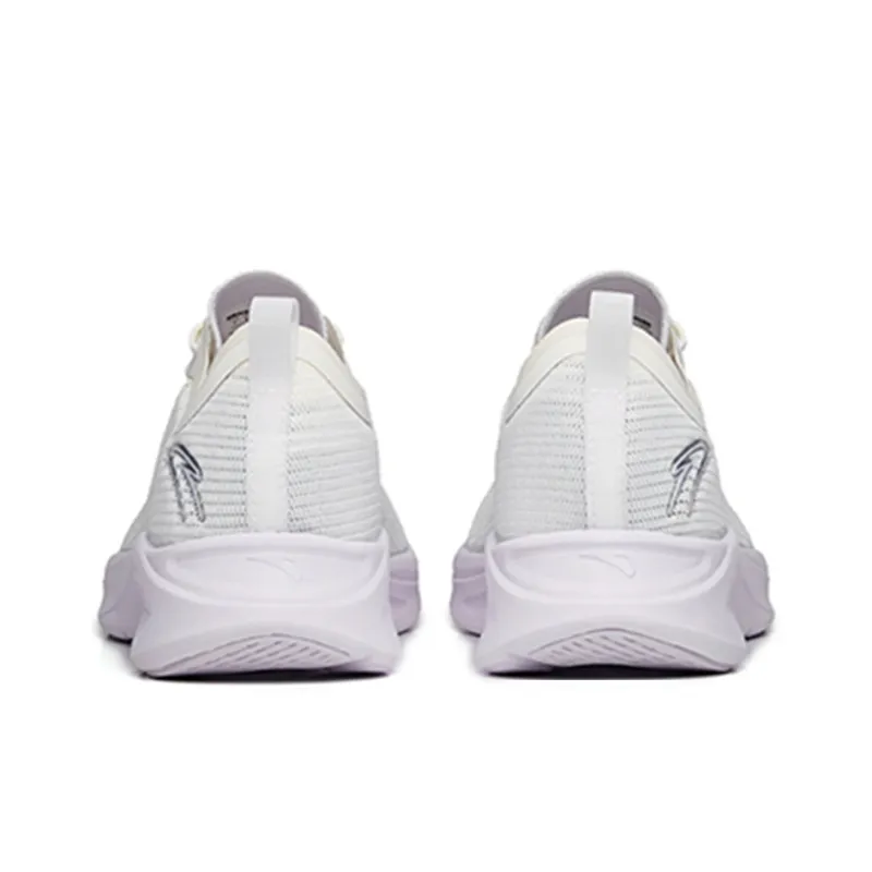 Anta Hydrogen Run III Breathable Low Top Running Shoes Women's White Purple-4
