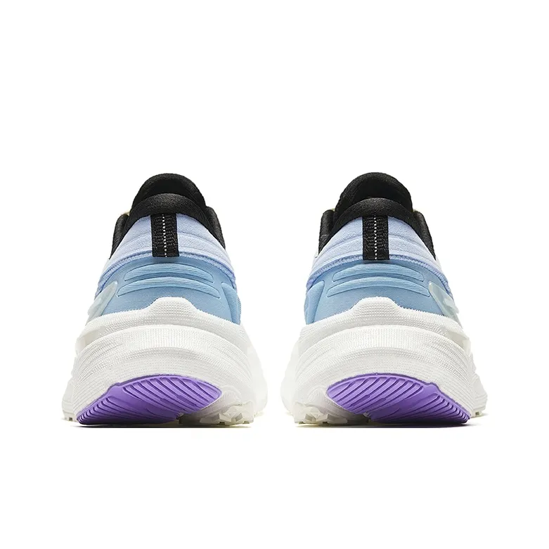 Anta CC Nitrogen Technology Coverage Low Top Running Shoes Women's White Black Blue-3