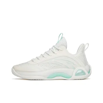 Anta Cement Bubble 2.0 Slip Resistant Low Top Basketball Shoes White Green