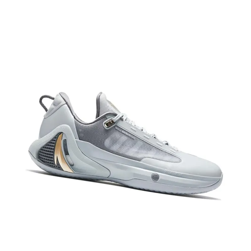 ANTA GH4 Basketball Shoes Men Low Top Gray-1