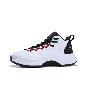 PEAK Nomadic Low Top Basketball Shoes Men's White Black
