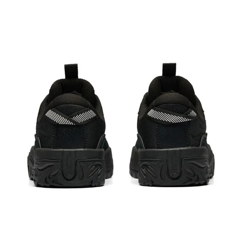 Anta Hot Low Top Skateboard Shoes Women's Black Silver-3