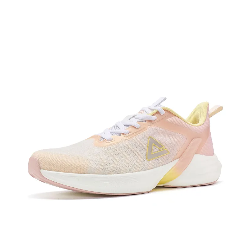 PEAK Hyperfuse Anti Slip Wear Resistant Low Top Running Shoes Women's Desert Pink-2