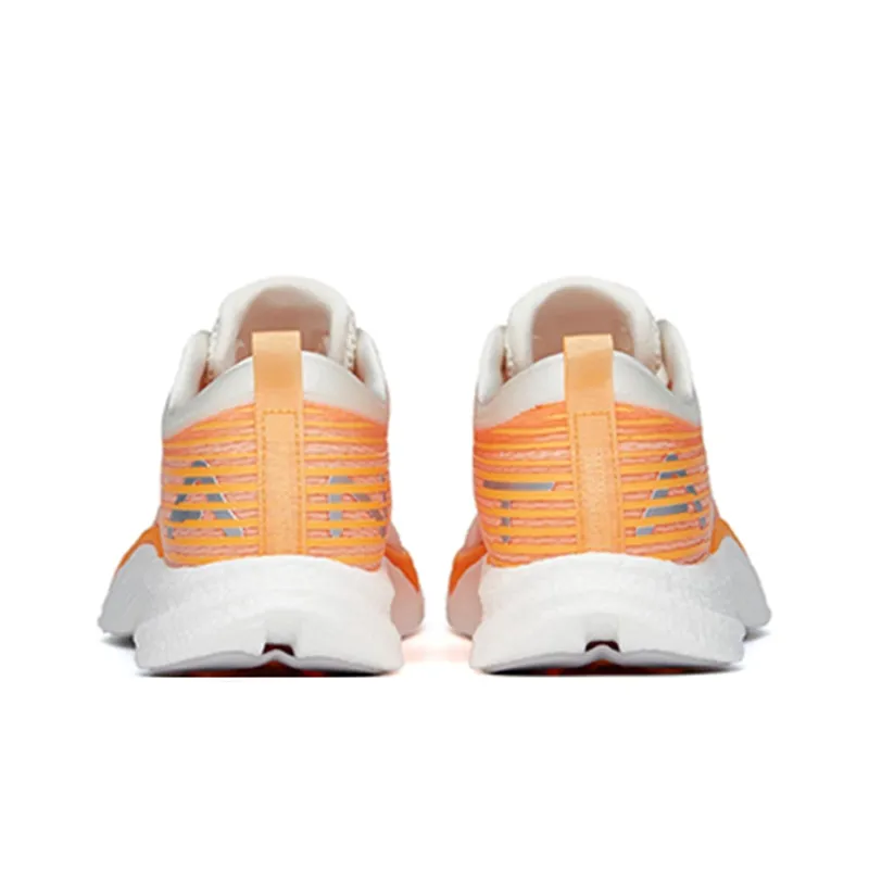ANTA Four Generations Of Hydrogen Running Running Shoes Men Low Top Ivory White/Yellow Orange-4