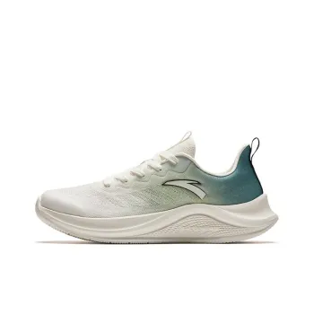 Anta Walk Slip Resistant Breathable Lightweight Low Top Running Shoes Men's Beige Green