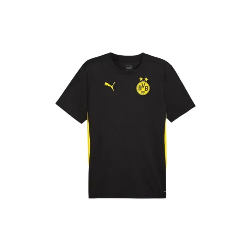 PUMA Borussia Dortmund Soccer Jerseys Men Black/Yellow