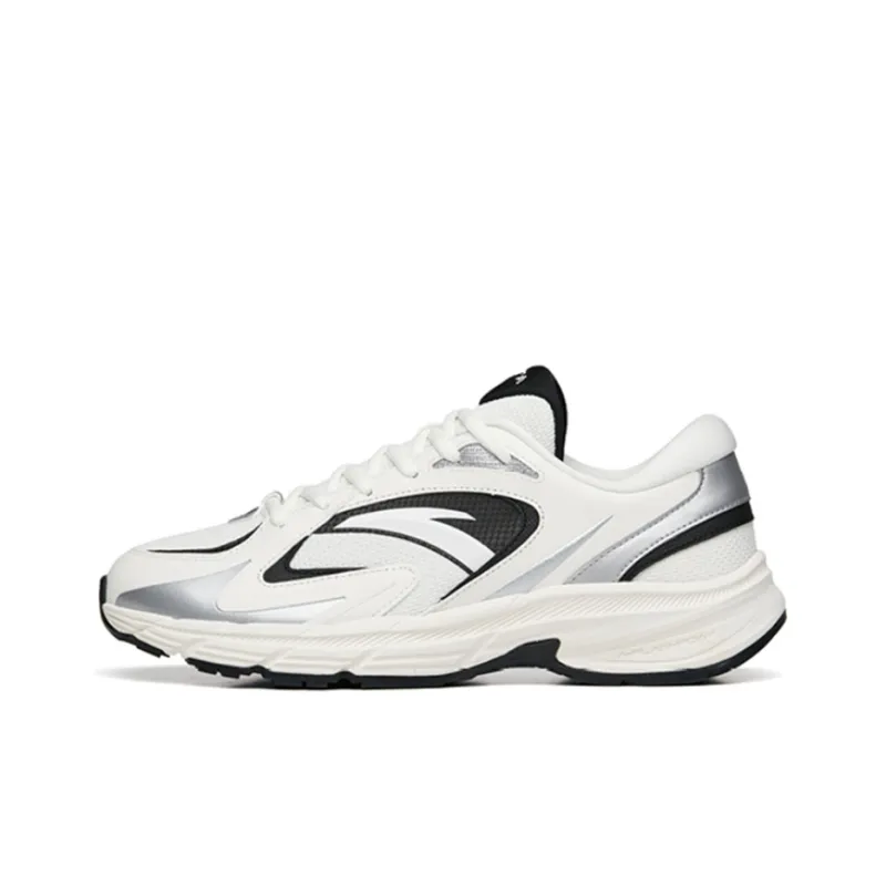 Anta AT952 Cushioning Anti-Slip And Wear-Resistant Low-Top Sports Casual Shoes Ivory White-0