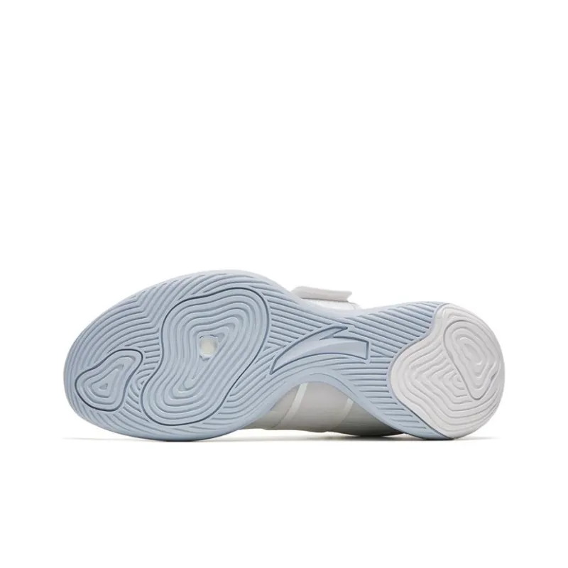 Anta Water Flower 4 Cushioning Anti-Slip And Wear-Resistant Low-Top Basketball Shoes White-4
