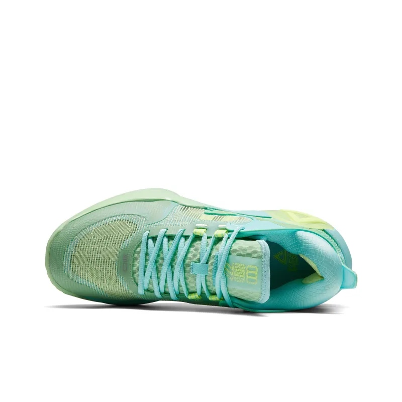 PEAK Sonic Boom 2.0 Cushioning And Breathable Low Top Basketball Shoes Men's Teal Tide Color Scheme-3