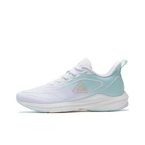 PEAK Qingyi Running Shoes Women's Low-Top Large White/Light Green