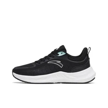 Anta Martian Foam Durable Breathable Low Top Running Shoes Women's Black