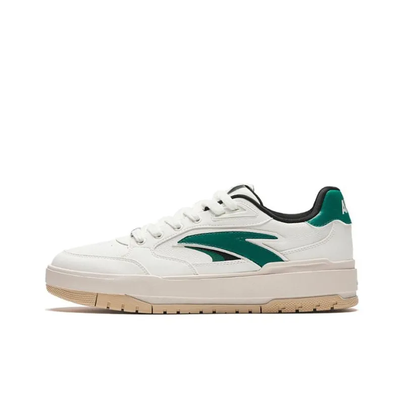 Anta 982 Low Top Skateboard Shoes Men's White Green-0